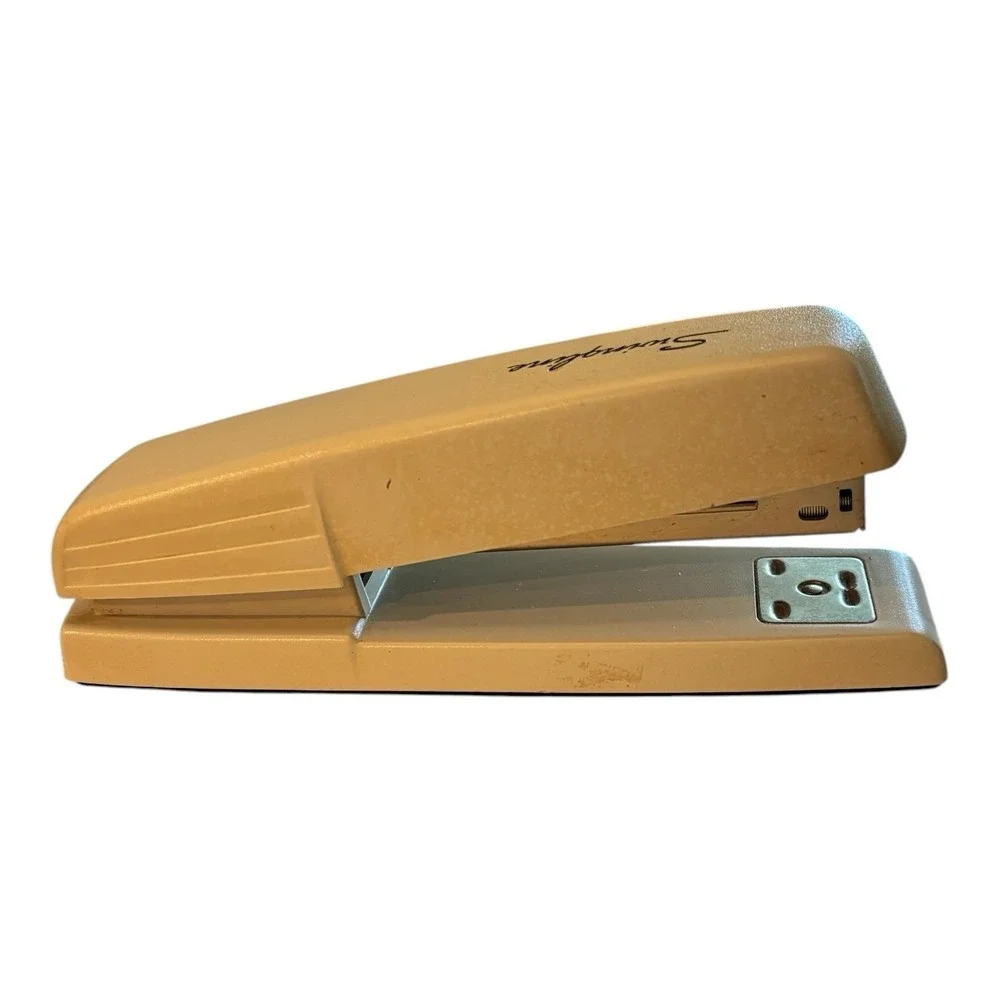 Vintage Swingline 545 Desktop Stapler Beige Cream Office Desk Stapler USA Tested
